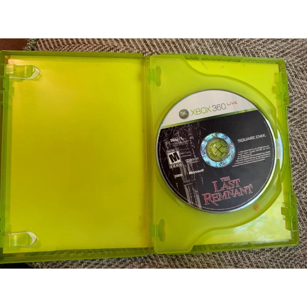 The Last Remnant Xbox 360 Square Enix RPG 2-Disc Set NTSC 2008